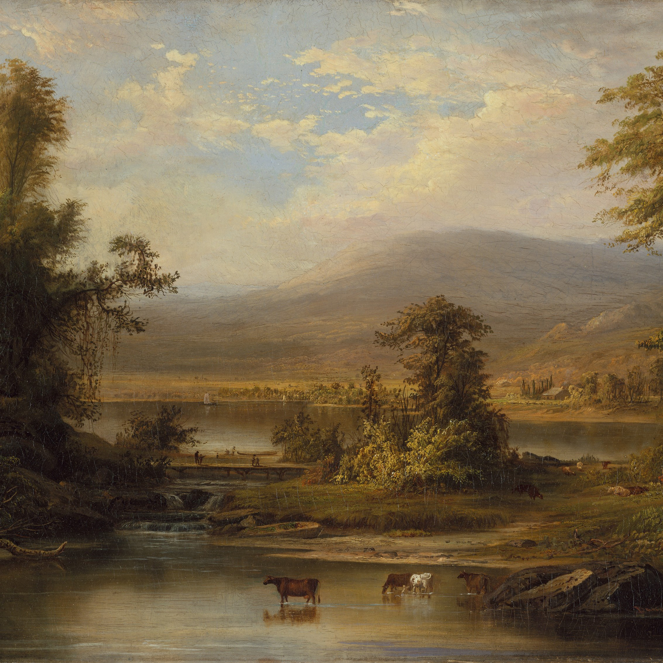 Landscape with Cows Robert S. Duncanson - 1871